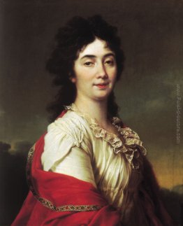 Ritratto di Anna Stepanovna Protassova, l'ex damigella d'onore d Ritratto di Anna Stepanovna Protassova, l'ex damigella d'onore d