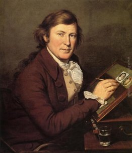 James Peale Dipingere una miniatura James Peale Dipingere una miniatura