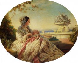 La regina Vittoria con il principe Artù La regina Vittoria con il principe Artù
