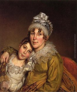 Madre Accarezzare Sua Figlia Convalescant Madre Accarezzare Sua Figlia Convalescant