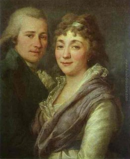 Ritratto di VI Mitrofanov e MA Mitrofanova Ritratto di VI Mitrofanov e MA Mitrofanova