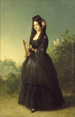 Ritratto di Infanta Luisa Fernanda di Spagna, duchessa di Montpe Ritratto di Infanta Luisa Fernanda di Spagna, duchessa di Montpe