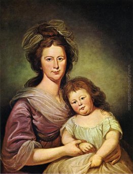La signora Thomas Leiper e sua figlia, Helen Hamilton Leiper La signora Thomas Leiper e sua figlia, Helen Hamilton Leiper