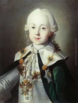 Ritratto di Paolo di Russia vestito come Cavaliere dell'Ordine d Ritratto di Paolo di Russia vestito come Cavaliere dell'Ordine d