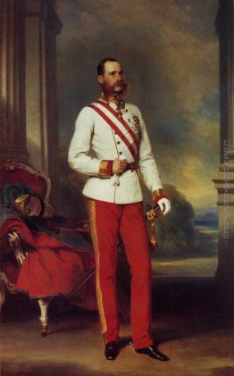 Francesco Giuseppe I, imperatore d'Austria indossando l'alta uni Francesco Giuseppe I, imperatore d'Austria indossando l'alta uni