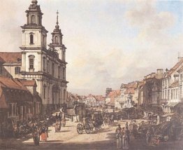 Veduta di Cracovia Periferia dalla via Nowy Swiat Veduta di Cracovia Periferia dalla via Nowy Swiat