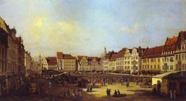 La Piazza del Mercato Vecchio a Dresda La Piazza del Mercato Vecchio a Dresda