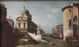 Capriccio veneziano, Veduta di Santa Maria dei Miracoli Capriccio veneziano, Veduta di Santa Maria dei Miracoli