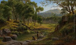Warrenheip Hills vicino a Ballarat Warrenheip Hills vicino a Ballarat