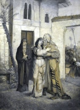 Recha accogliente suo padre Recha accogliente suo padre