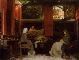Venanzio Fortunato leggendo le sue poesie a Radegonda VI Venanzio Fortunato leggendo le sue poesie a Radegonda VI