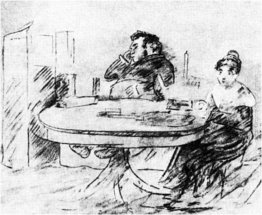 Ivan Krylov e Anna Fuhrman in salotto Ivan Krylov e Anna Fuhrman in salotto