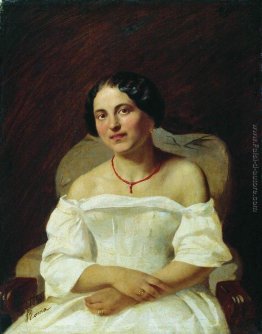 Ritratto di una donna in bianco Ritratto di una donna in bianco
