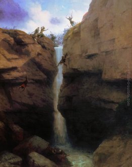 Scontro soldati con murids su Gunib Scontro soldati con murids su Gunib