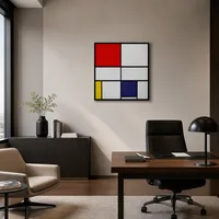 Composizione C (No.III) con rosso, giallo e blu — Ufficio di design