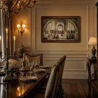 La Scuola di Atene — Sala da pranzo del castello