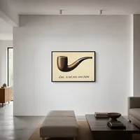 Il tradimento di immagini (Questa non è una pipa) — Galleria minimalista