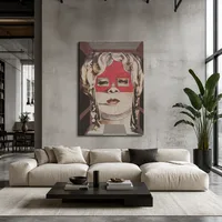 Volto di Mae West che può essere utilizzato come un appartamento — Loft moderno