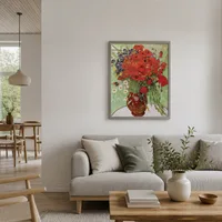 Papaveri rossi e margherite — Casa scandinava