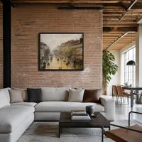 Boulevard Montmartre pioggia di primavera — Loft moderno