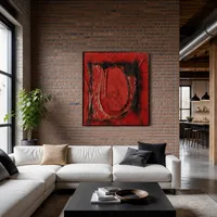 Rosso plastica — Loft moderno