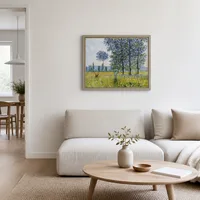 Effetto luce del sole sotto i Pioppi — Casa scandinava