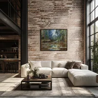 Lo stagno delle ninfee e il ponte — Loft moderno