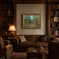 Lo stagno delle ninfee e il ponte — Biblioteca classica