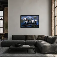 Dinamica dell'Azione (Miti dell'Azione, Mussolini a cavallo) — Loft moderno