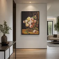 Bouquet di rose alla finestra — Casa del collezionista