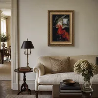 La signora in rosso — Villa italiana