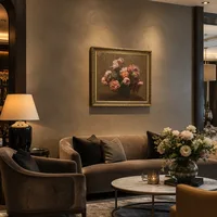 Vaso di peonie — Boutique hotel