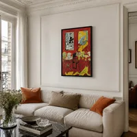 Grande interno rosso — Appartamento parigino