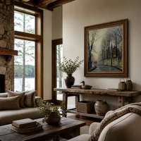 Novembre Moonlight — Casa sul lago