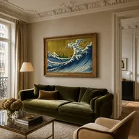 Una versione colorata del Big wave — Appartamento parigino