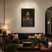 Salvator Mundi — Interno di museo