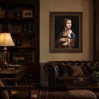 La Dama con l'ermellino (Cecilia Gallerani) — Biblioteca classica