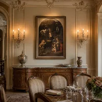 La Vergine delle Rocce — Sala da pranzo del castello