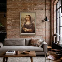 L.H.O.O.Q, Gioconda con i baffi — Loft moderno