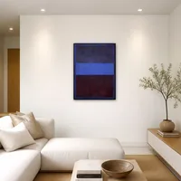 No.61 (ruggine e blu) — Galleria minimalista