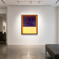 Rosso, arancione, Tan e viola — Galleria minimalista