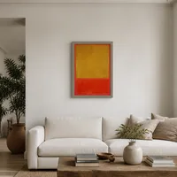 Ocra e rosso su Red — Casa scandinava