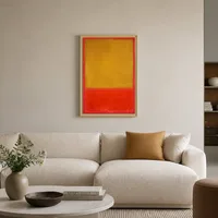 Ocra e rosso su Red — Residenza contemporanea
