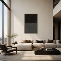 Untitled (marrone e grigio) — Attico di lusso