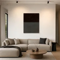 Untitled (marrone e grigio) — Galleria minimalista