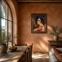 Autoritratto come un martire Femminile — Villa italiana