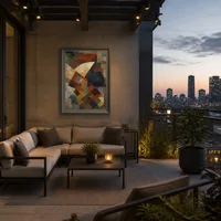Composizione — Terrazza attico urbano