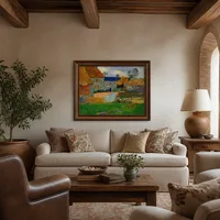 Un tetto blu (Fattoria in Pouldu) — Villa italiana