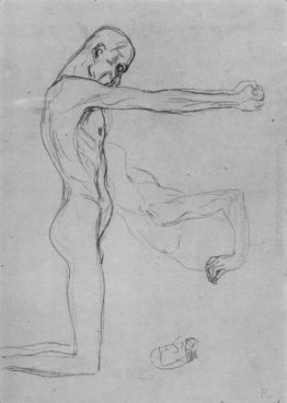 In ginocchio nudo maschile con sdraiato Arms, Torso maschile In ginocchio nudo maschile con sdraiato Arms, Torso maschile