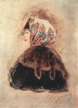 Testa di giovane signora Testa di giovane signora
